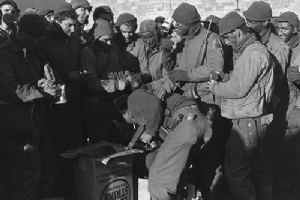 A group of soldiers from 3rd Armoured Division