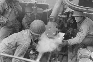 Armoured artillerymen of the 3rd Armoured Fd Arty