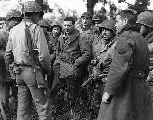 Soldiers from the 28th Division