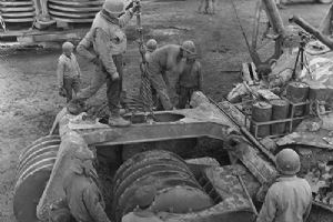M-4 and mine exploder prepared by engineers