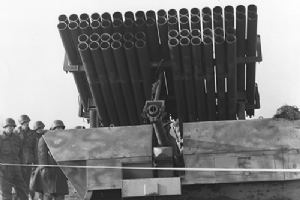 60 tube Rocket Launcher capable of firing 4.5 inch rockets