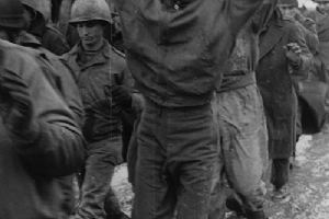 GI prisoner of war from captured German film