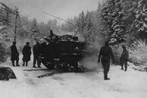 US half track of the 30th Division