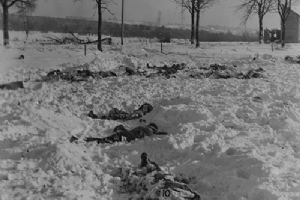 Attrocities committed by German troops in the vicinity of Five Points