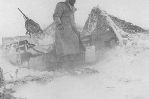 Artilleryman of the 371st Field Artillery Bn