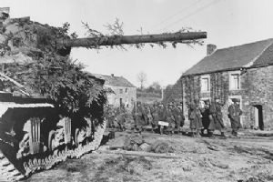 Browse M4 Sherman tank stands guard in Enchenberg