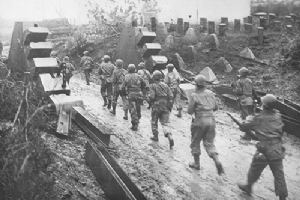 Into Germany right through the Siegfried Line