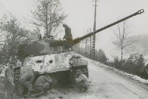 An abandoned Tiger II
