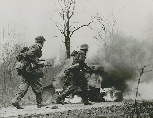 German troops during the Ardennes Offensive