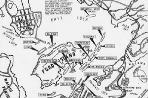 Browse Map of Pearl Harbour.