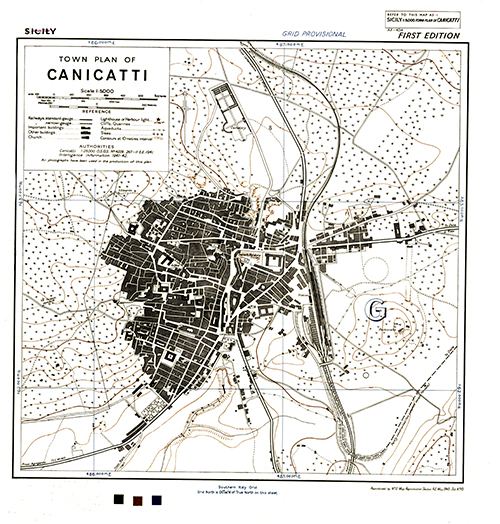 GSGS 4379 1:5,000 Canicatti
