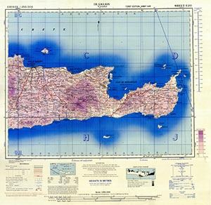 Browse GSGS 4410 1:250,000 Iraklion Sheet G20