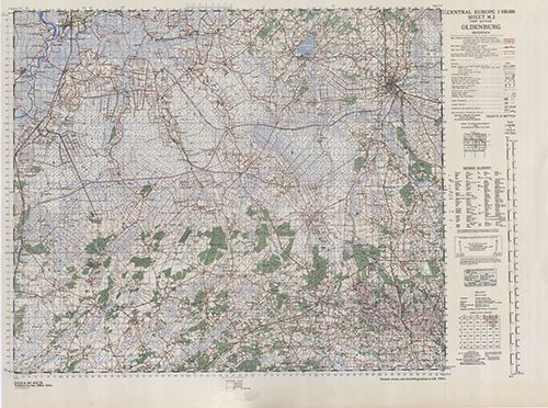 GSGS 4416 1:100,000 Oldenburg Sheet M2