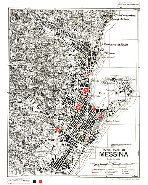 GSGS 4379 1:10,000 Messina
