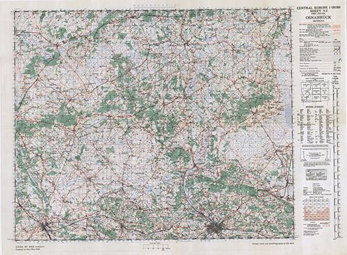 GSGS 4416 1:100,000 Osnabruck Sheet N2