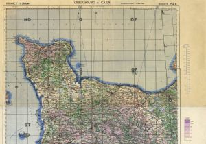 Browse 1:250,000 GSGS 2738 Cherbourg and Caen