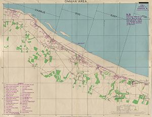 Browse Omaha Beach Defence Overprint 1:12,500