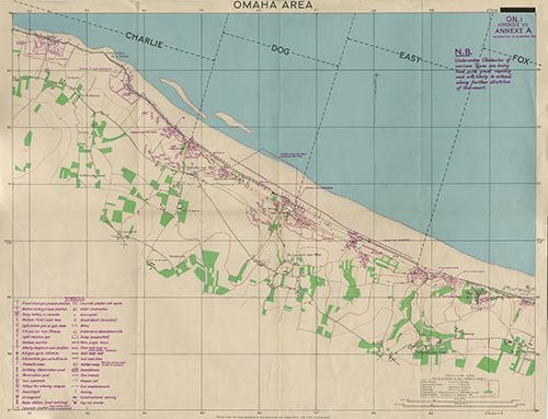 Omaha Beach Defence Overprint 1:12,500