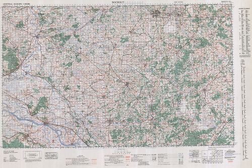 GSGS 4416 1:100,000 Bocholt Sheet P1