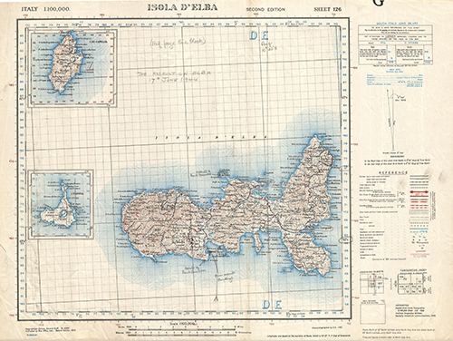 GSGS 4164 1:100,000 Isola d'Elba Sheet 126