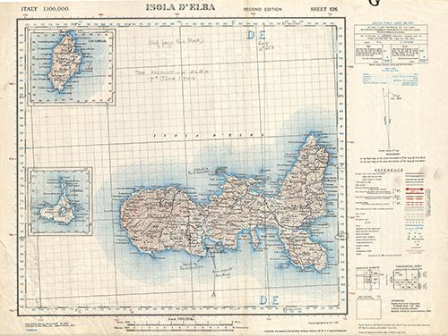GSGS 4164 1:100,000 Isola d'Elba Sheet 126
