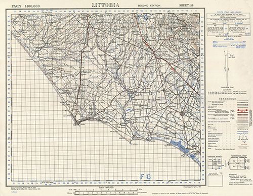 GSGS 4164 1:100,000 Littoria v2 Sheet 158