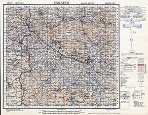 Browse GSGS 4164 1:100,000 Cassino Sheet 160