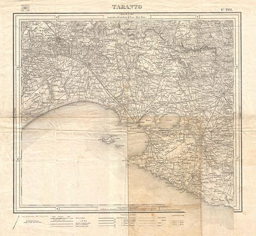 GSGS 4164 1:100,000 Taranto Sheet 202