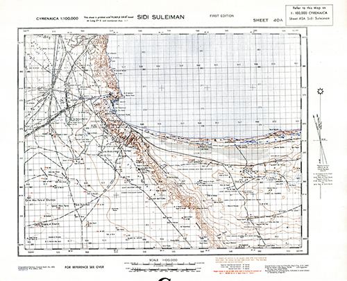 GSGS 4076 1:100,000 Sidi Suleiman Sheet 40A