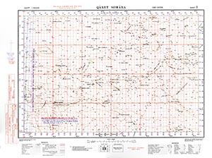 GSGS 4085 1:100,000 Qaret Somara Sheet 84 42