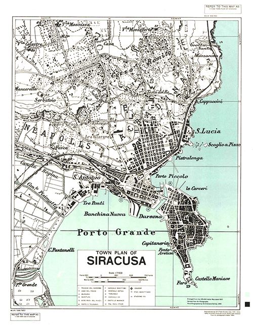 GSGS 4379 1:7,500 Siracusa