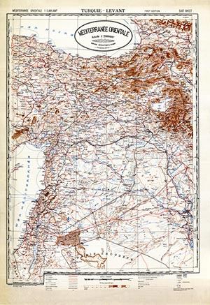 Browse GSGS 4281 1:2,000,000 Turquie Levant East Sheet