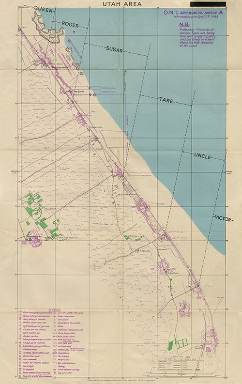 Utah Beach Defence Overprint 1:12,500